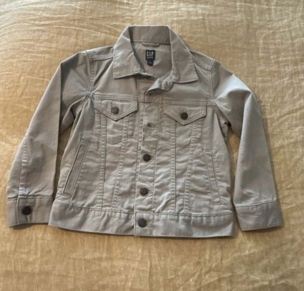 Gap Kids Beige Denim Trucker Jacket